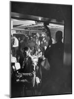 Jazz Orchestra in Harlem Club-Hansel Mieth-Mounted Photographic Print