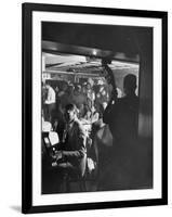 Jazz Orchestra in Harlem Club-Hansel Mieth-Framed Photographic Print