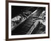 Jazz Pianist Mary Lou Williams's Hands on the Keyboard During Jam Session-Gjon Mili-Framed Premium Photographic Print
