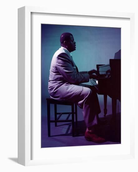 Jazz Pianist Oscar Peterson-Eliot Elisofon-Framed Premium Photographic Print