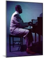 Jazz Pianist Oscar Peterson-Eliot Elisofon-Mounted Premium Photographic Print