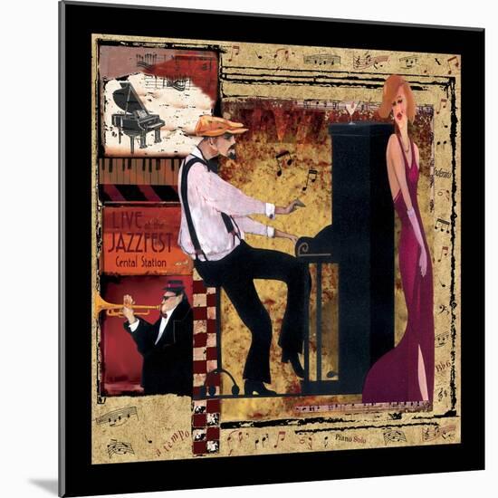 Jazz Piano-CW Designs Inc-Mounted Art Print