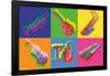 Jazz - Pop Art Instruments-Trends International-Framed Poster