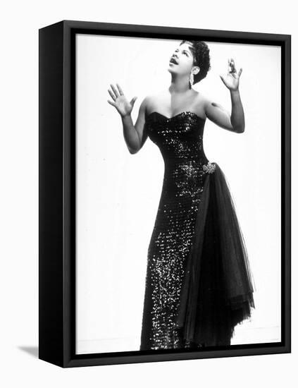 Jazz, Rhythm and Blues and Gospel Singer Ruth Brown Here C. 1958-null-Framed Stretched Canvas