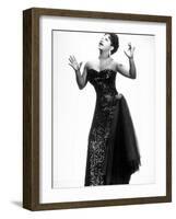 Jazz, Rhythm and Blues and Gospel Singer Ruth Brown Here C. 1958-null-Framed Photo