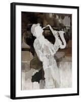 Jazz Sax-Mark Chandon-Framed Giclee Print