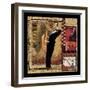 Jazz Sax-CW Designs Inc-Framed Art Print