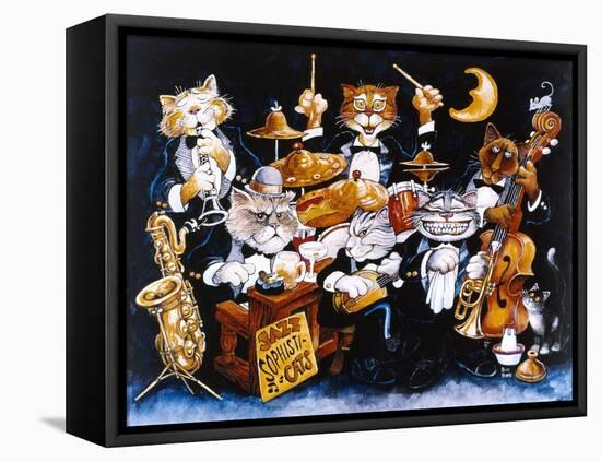 Jazz Sophisticats-Bill Bell-Framed Stretched Canvas