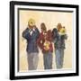 Jazz Trio I-Samuel Dixon-Framed Art Print