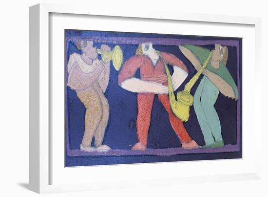 Jazz Trio-Leslie Xuereb-Framed Giclee Print