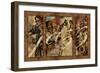 Jazz - Triptych-Eric Yang-Framed Art Print