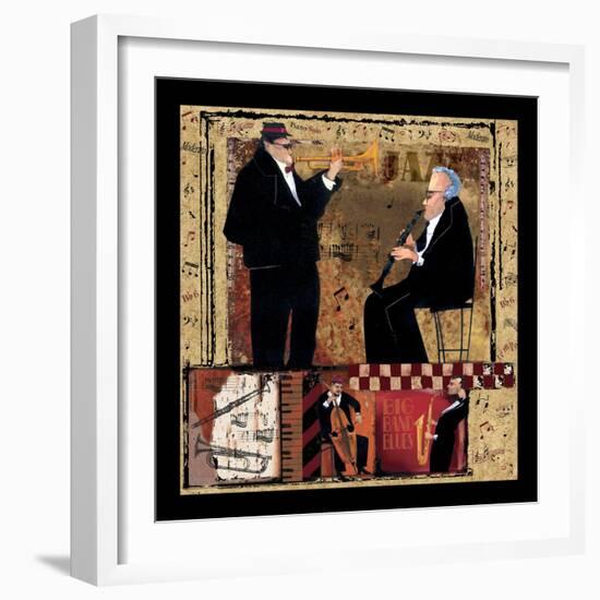 Jazz Trumpet-CW Designs Inc-Framed Art Print