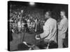 Jazz Trumpeter Louis Armstrong During a Performance-Gordon Parks-Stretched Canvas