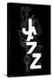 Jazz - Typography-Trends International-Stretched Canvas