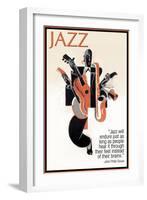 Jazz-null-Framed Art Print