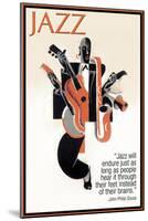 Jazz-null-Mounted Art Print