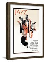 Jazz-null-Framed Art Print