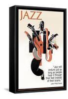 Jazz-null-Framed Stretched Canvas