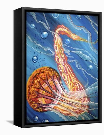 Jazzifish-Martin Nasim-Framed Stretched Canvas