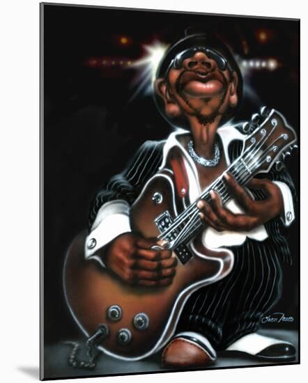 Jazzman Cool-Leonard Jones-Mounted Art Print