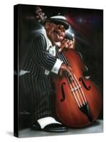 Jazzman D-Leonard Jones-Stretched Canvas