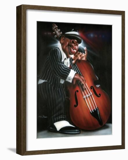 Jazzman D-Leonard Jones-Framed Art Print