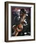 Jazzman Moe-Leonard Jones-Framed Art Print