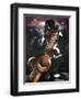 Jazzman Moe-Leonard Jones-Framed Art Print