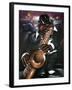 Jazzman Moe-Leonard Jones-Framed Art Print