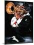 Jazzman Papa Joe-Leonard Jones-Mounted Art Print