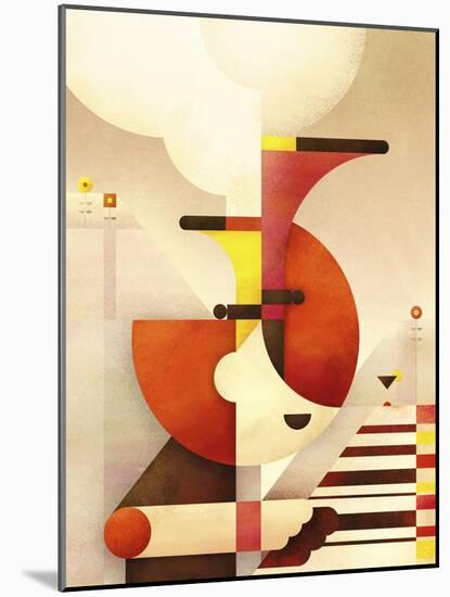 Jazzman-Antony Squizzato-Mounted Giclee Print