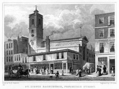 Church of St Dionis Backchurch, Fenchurch Street, City of London, 19th Century