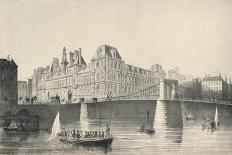 View of the Hotel De Ville and the Pont Darcole, 1915-JB Arnout-Laminated Giclee Print
