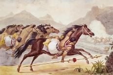 Guaycuru Indians on Horseback-JB Debret-Stretched Canvas