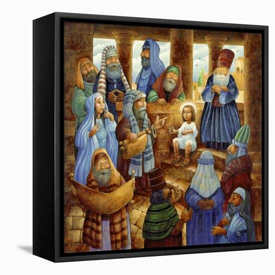 JC in Temple-Bill Bell-Framed Stretched Canvas