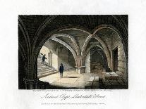 St Michael's Crypt, Aldgate, London, 1816-JC Varrall-Giclee Print