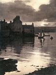Lerwick Harbour, Shetland, Scotland, 1924-1926-JD Rattar-Framed Premium Giclee Print
