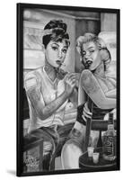 JDH- Audrey Marilyn Tattoo Parlor-James Danger Harvey-Lamina Framed Poster