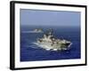 JDS Hyuga Sails in Formation with U.S. Navy And Japan Maritime Self Defense Force Ships-Stocktrek Images-Framed Photographic Print