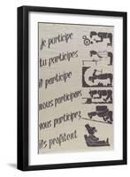 Je participe...-null-Framed Premium Giclee Print