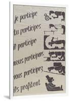 Je participe...-null-Framed Giclee Print