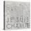 Je Suis Charlie - Map of Paris, France-null-Stretched Canvas