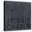 Je Suis Charlie - Map of Paris, France-null-Stretched Canvas