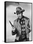 Je suis un aventurier THE FAR COUNTRY by AnthonyMann with James Stewart, 1955 (b/w photo)-null-Framed Stretched Canvas