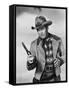 Je suis un aventurier THE FAR COUNTRY by AnthonyMann with James Stewart, 1955 (b/w photo)-null-Framed Stretched Canvas