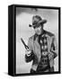 Je suis un aventurier THE FAR COUNTRY by AnthonyMann with James Stewart, 1955 (b/w photo)-null-Framed Stretched Canvas