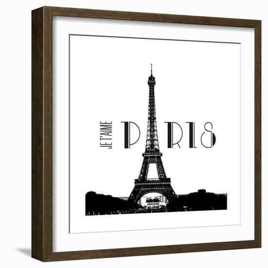 Je T'aime Paris-Emily Navas-Framed Premium Giclee Print