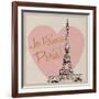 Je t'aime Paris!-Nicholas Biscardi-Framed Art Print