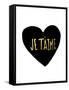 Je T'Aime-Leah Flores-Framed Stretched Canvas