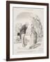 Je Vous Demande Pardon Si Je Ne Vous Ai Pas Aperçue Tout D'Abord.....-Honore Daumier-Framed Giclee Print